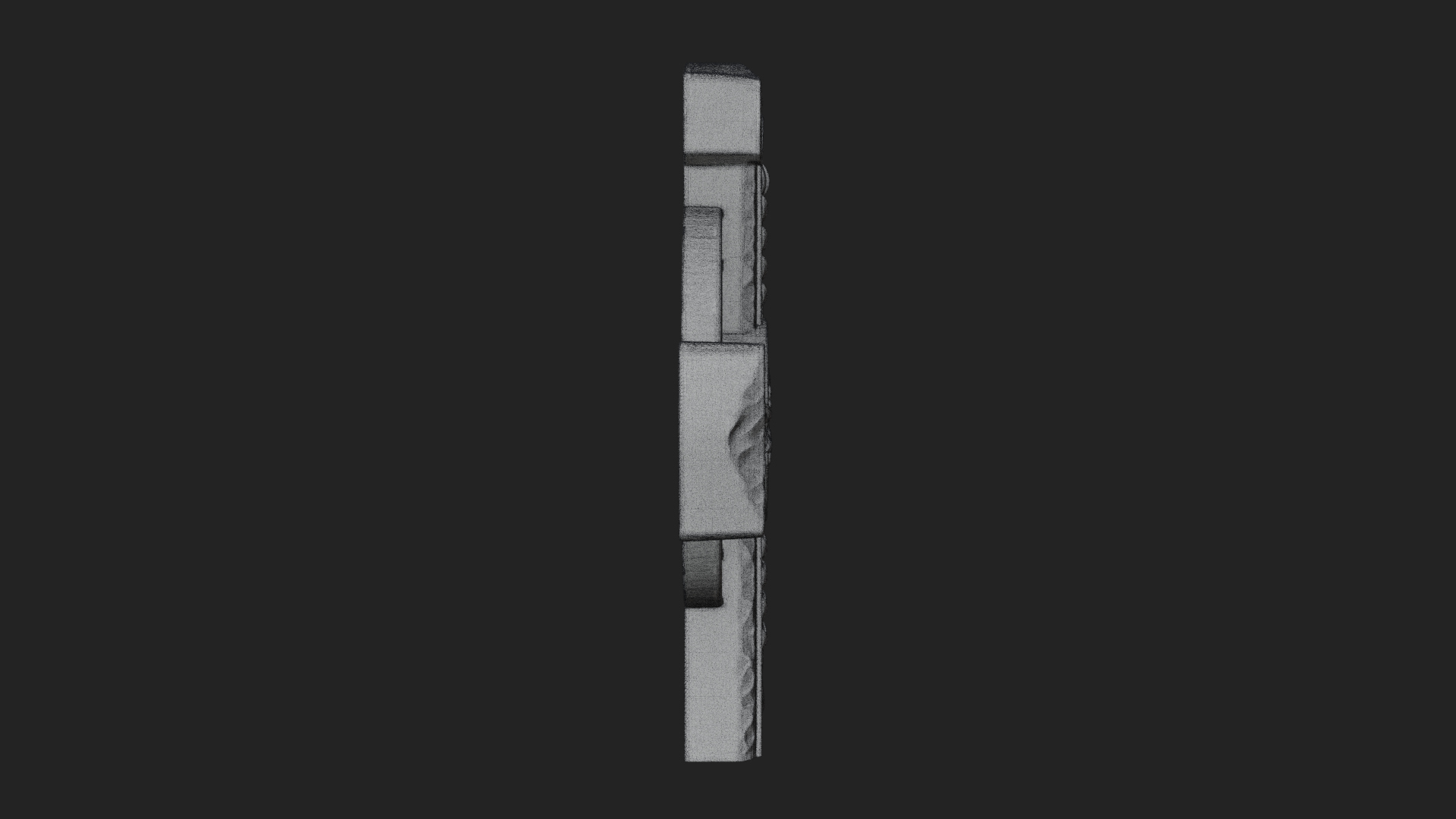Carved Relief Wall Cross Design 118 3D Print Model 3D Model