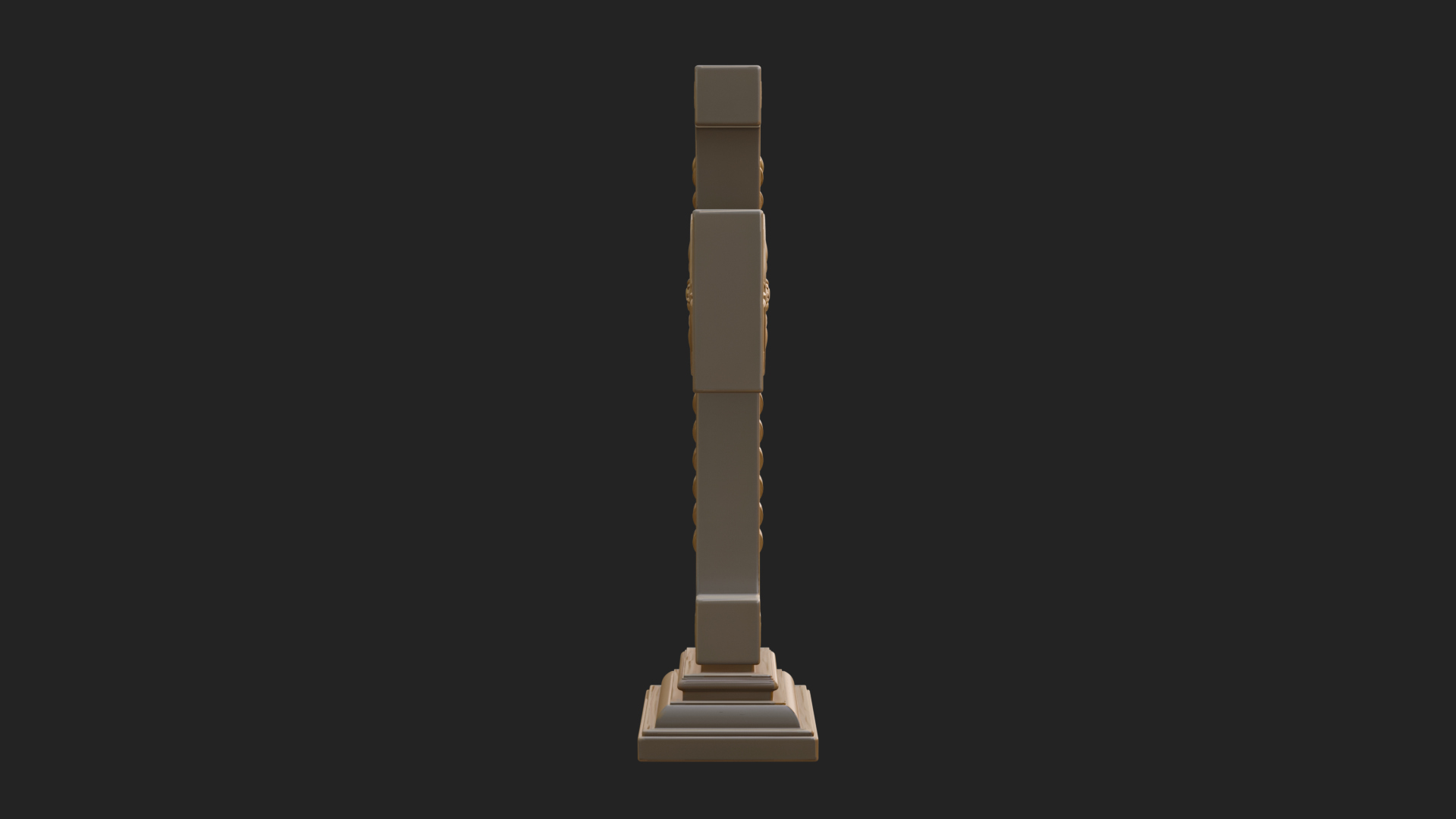Carved Relief Wall Cross Design 119 3D Print Model 3D Model