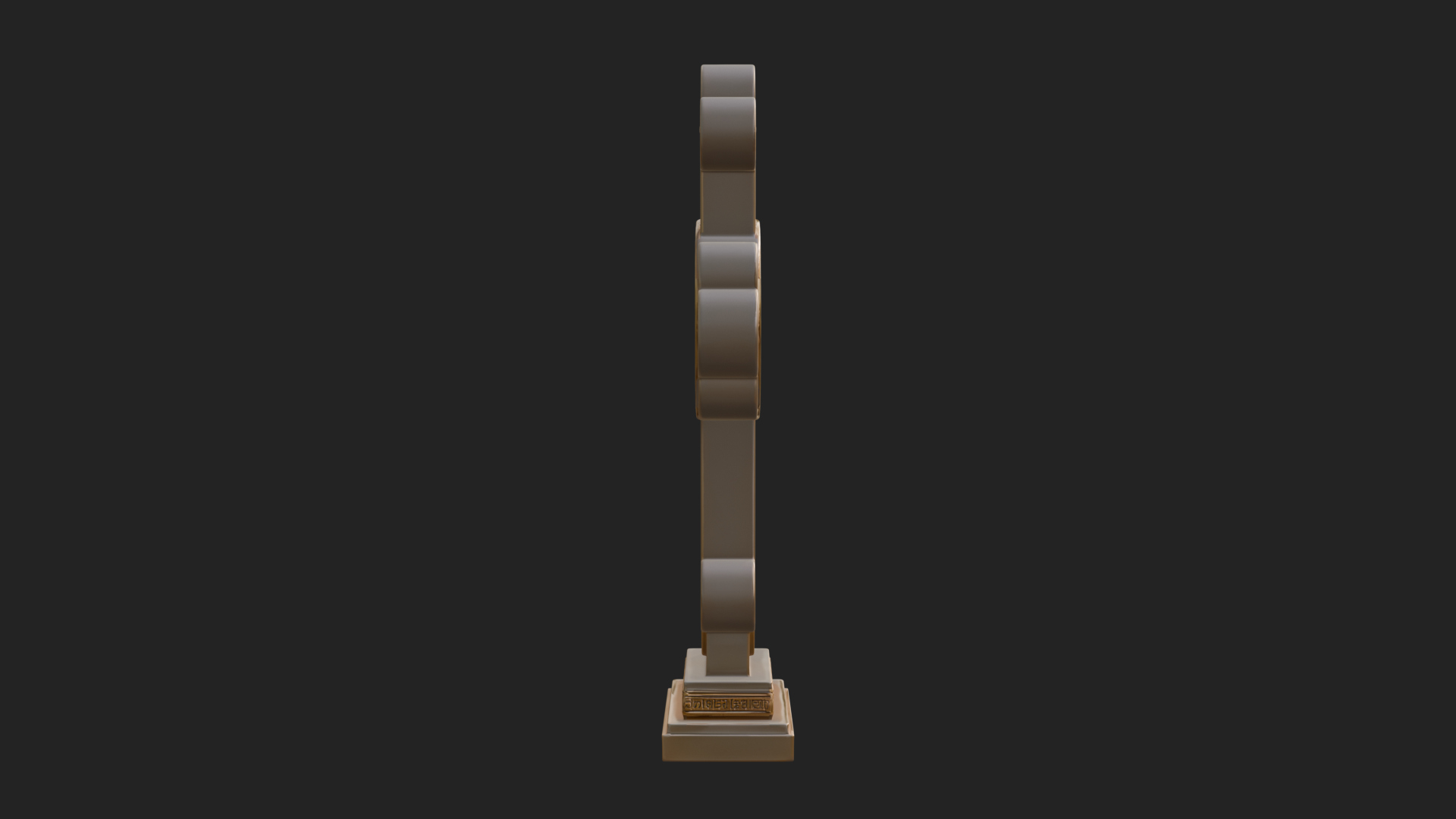 Carved Relief Wall Cross Design 12 3D Print Model 3D Model