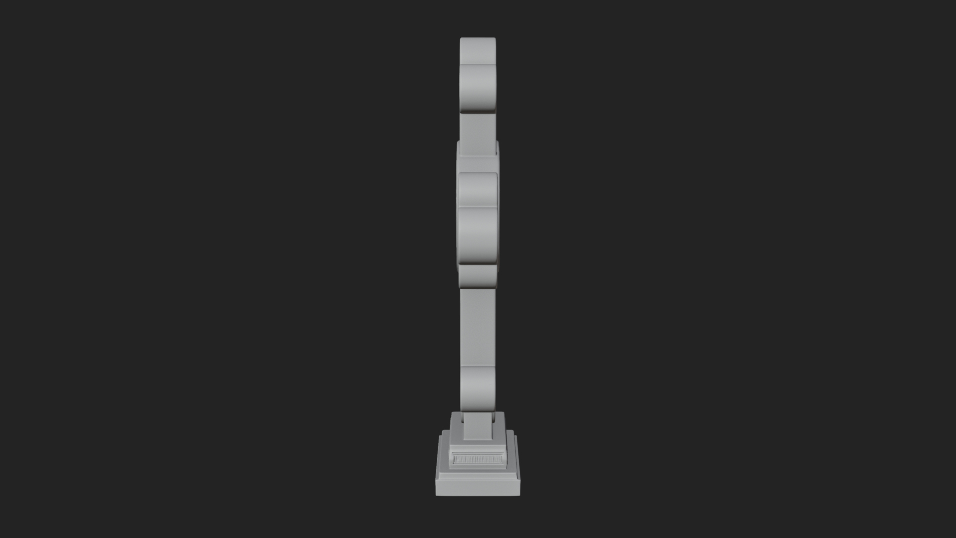Carved Relief Wall Cross Design 12 3D Print Model 3D Model