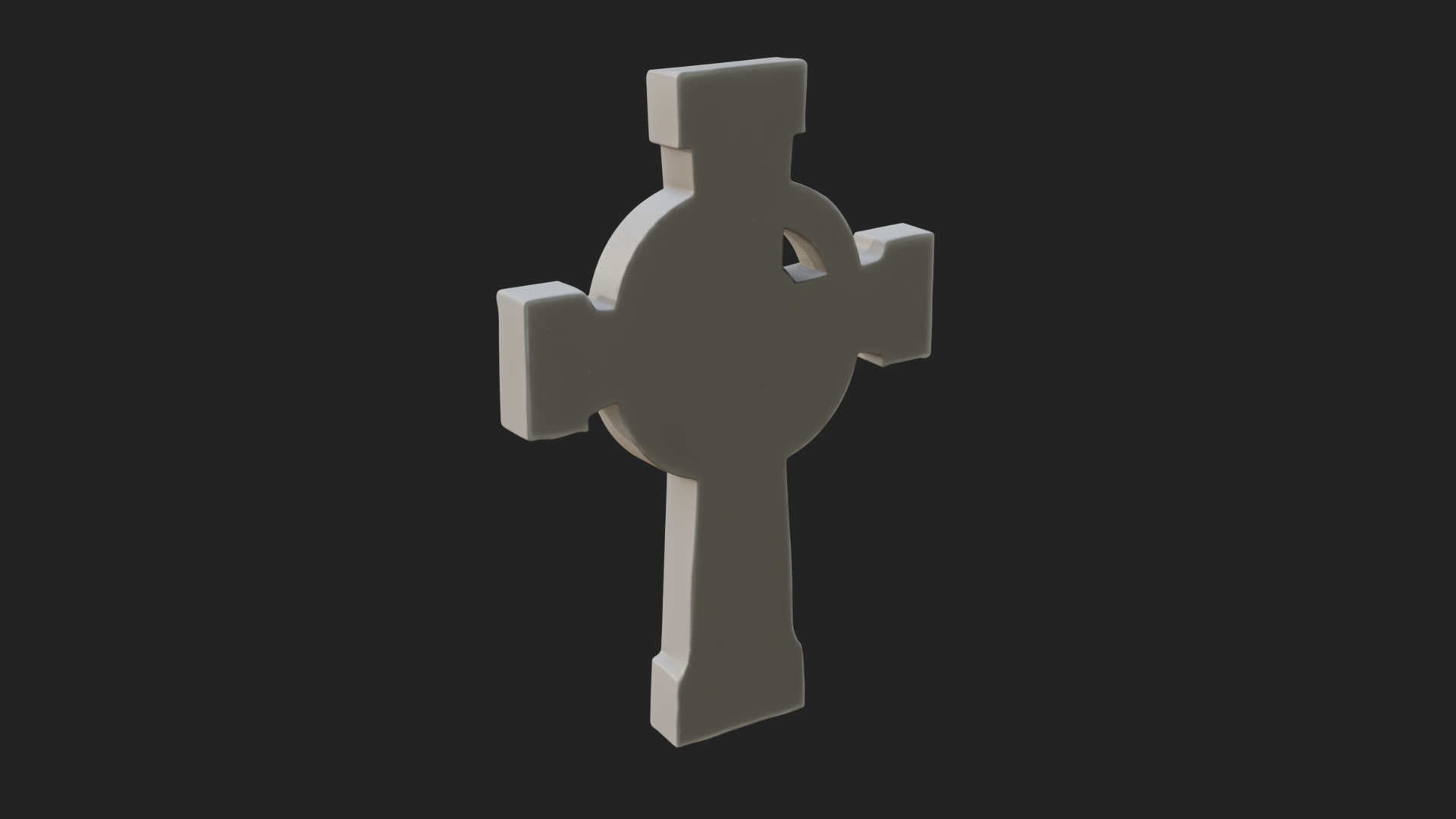 Carved Relief Wall Cross Design 120 3D Print Model 3D Model