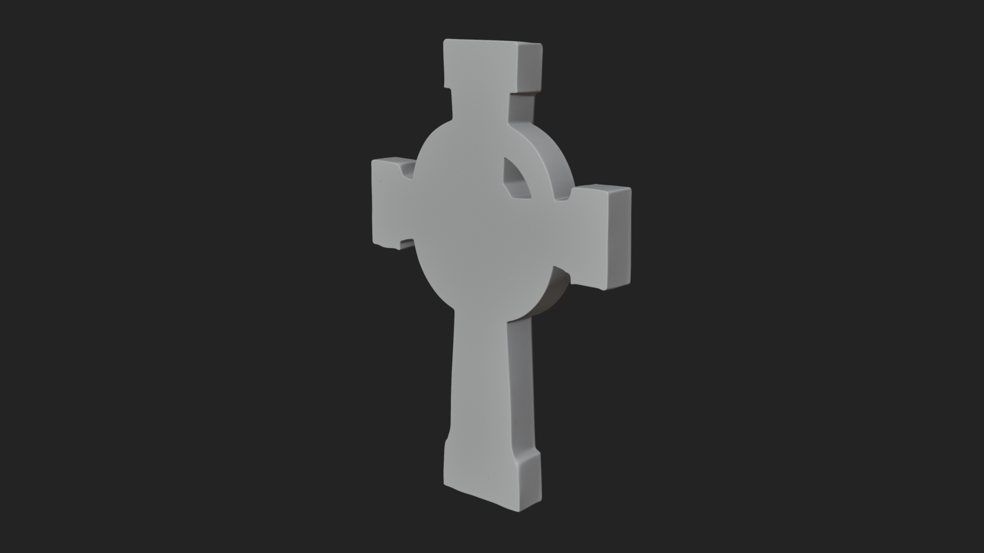 Carved Relief Wall Cross Design 120 3D Print Model 3D Model