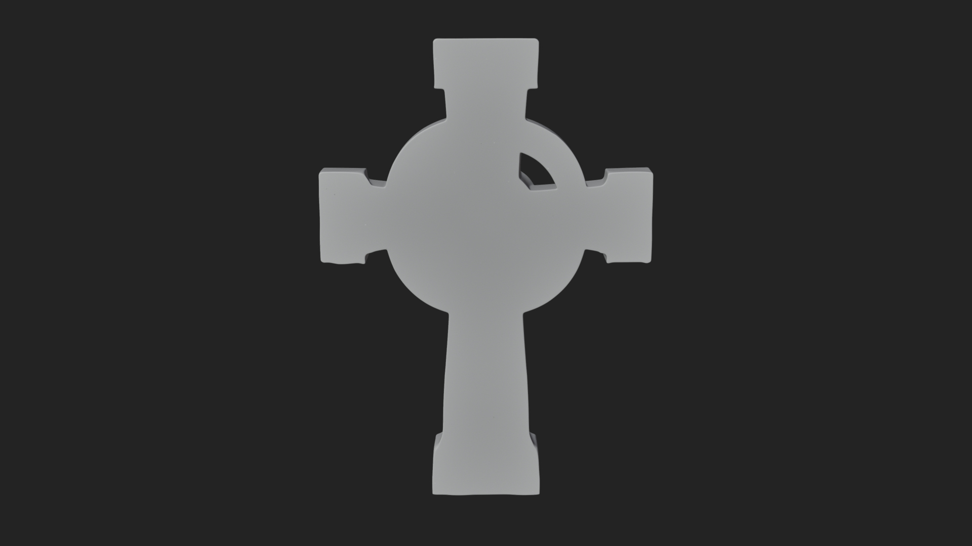 Carved Relief Wall Cross Design 120 3D Print Model 3D Model