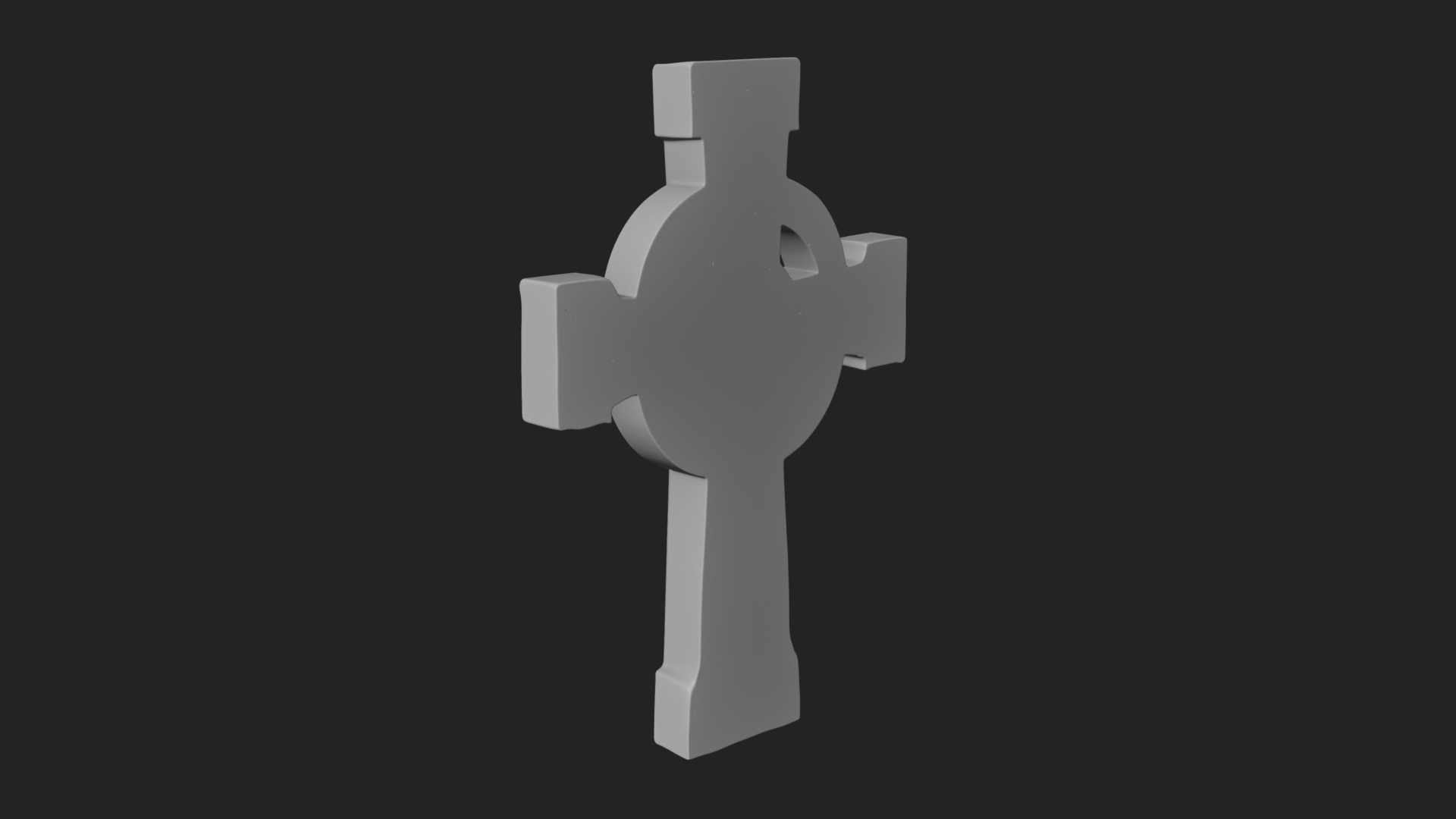 Carved Relief Wall Cross Design 120 3D Print Model 3D Model