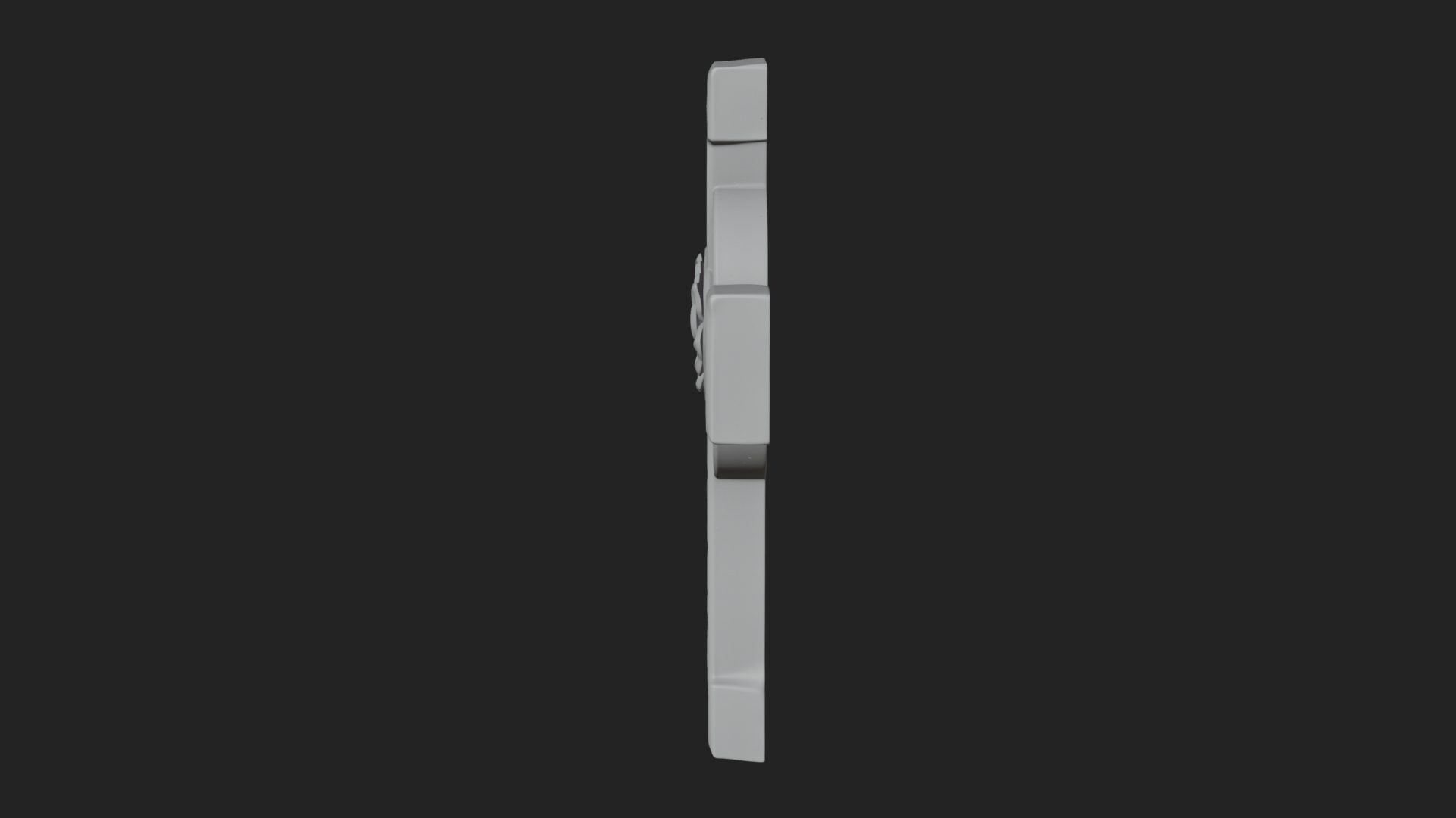 Carved Relief Wall Cross Design 120 3D Print Model 3D Model