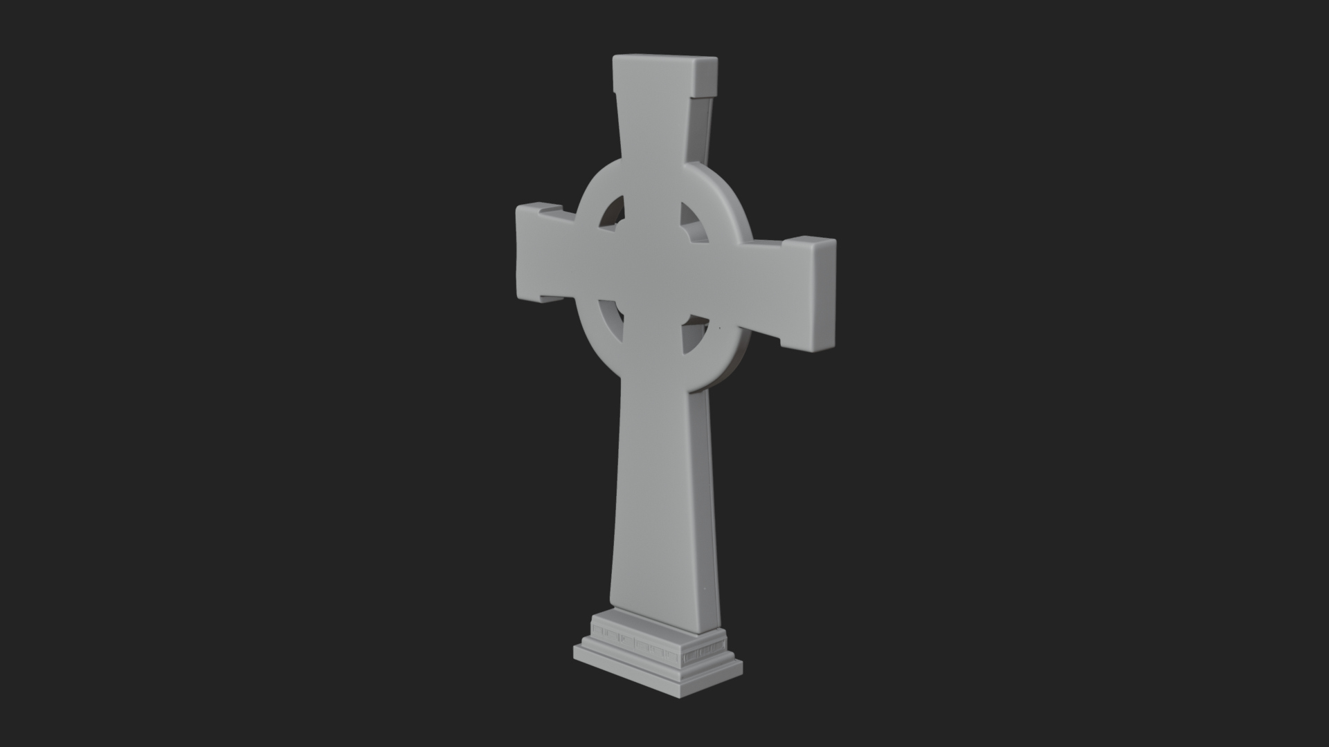 Carved Relief Wall Cross Design 121 3D Print Model 3D Model