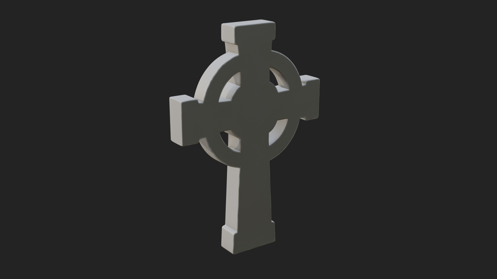 Carved Relief Wall Cross Design 123 3D Print Model 3D Model