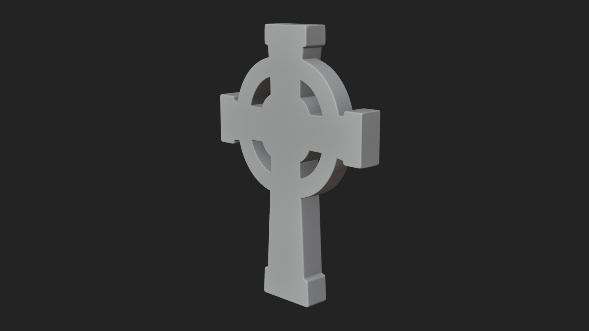 Carved Relief Wall Cross Design 123 3D Print Model 3D Model