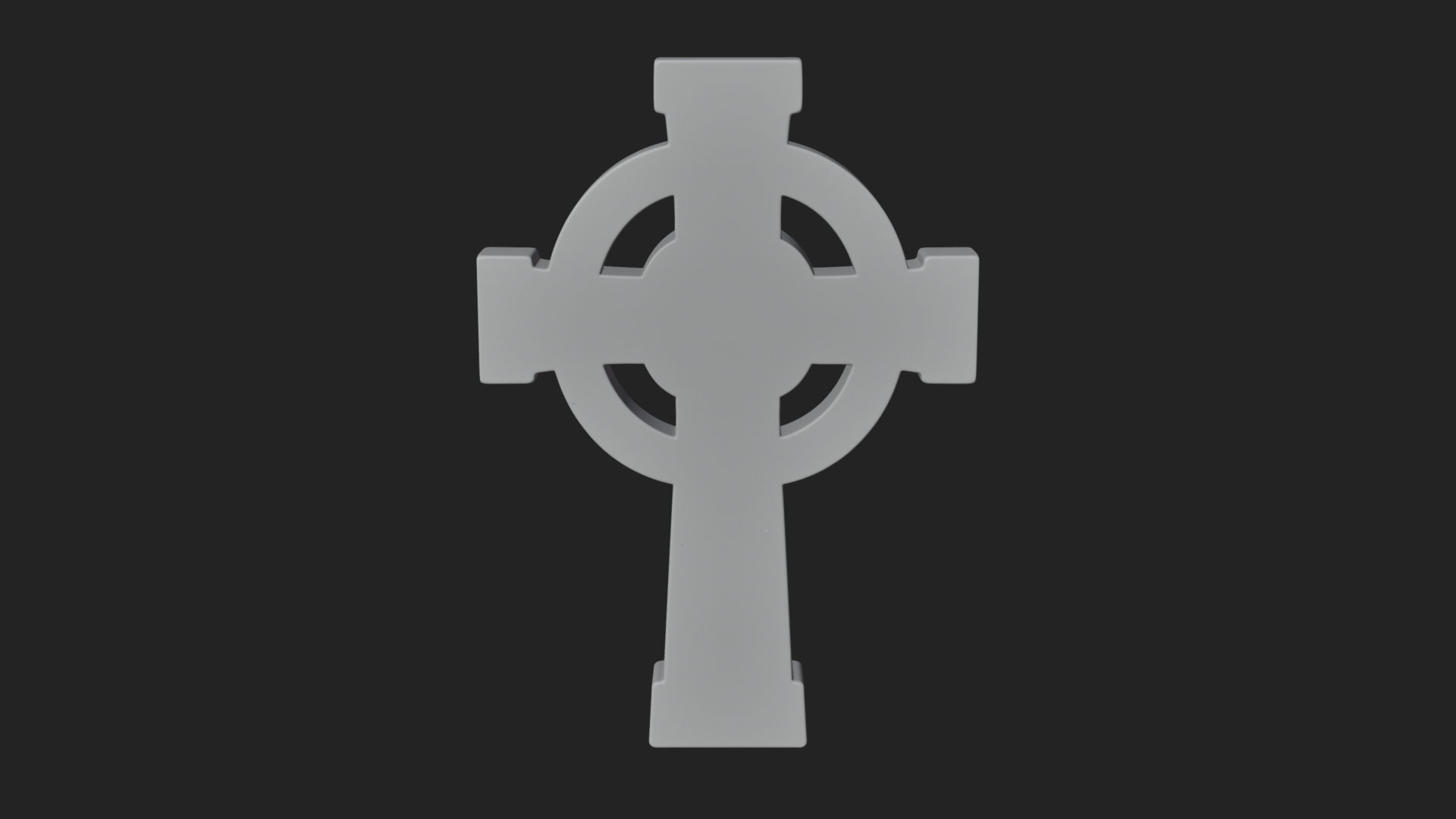 Carved Relief Wall Cross Design 123 3D Print Model 3D Model