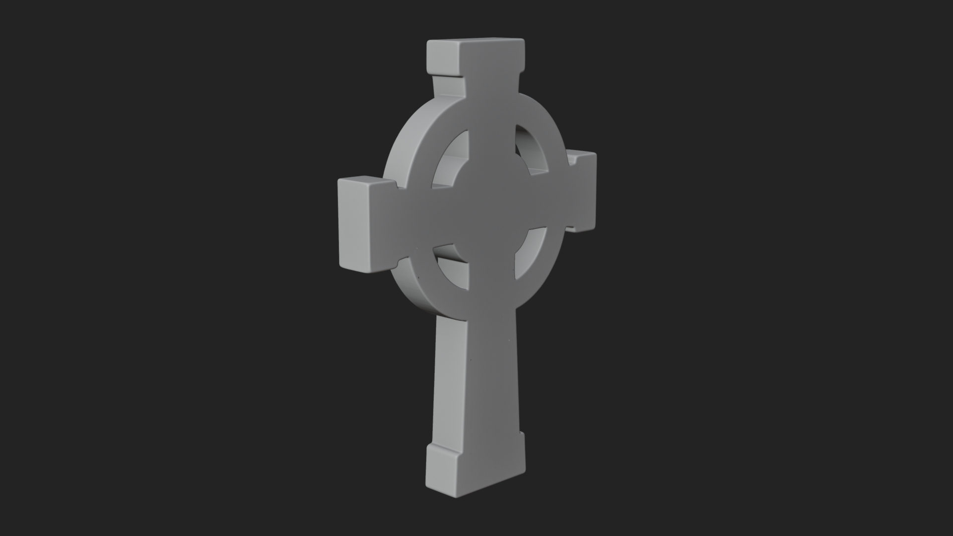 Carved Relief Wall Cross Design 123 3D Print Model 3D Model