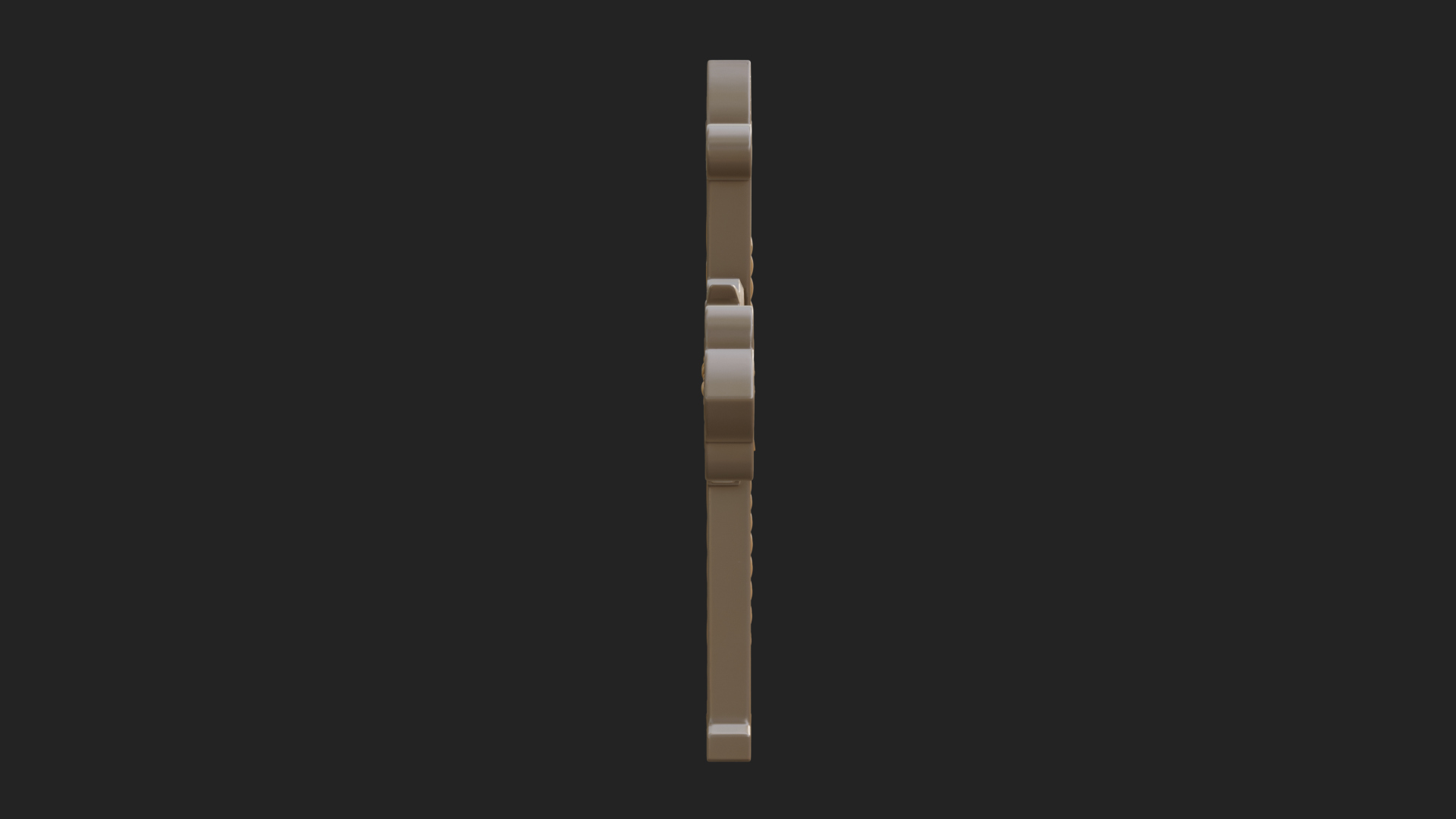 Carved Relief Wall Cross Design 124 3D Print Model 3D Model
