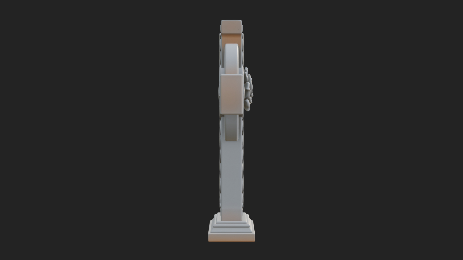 Carved Relief Wall Cross Design 127 3D Print Model 3D Model