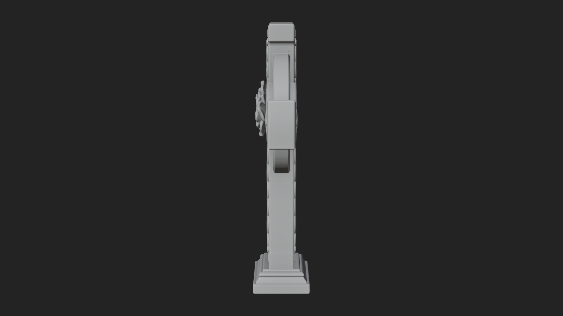 Carved Relief Wall Cross Design 127 3D Print Model 3D Model