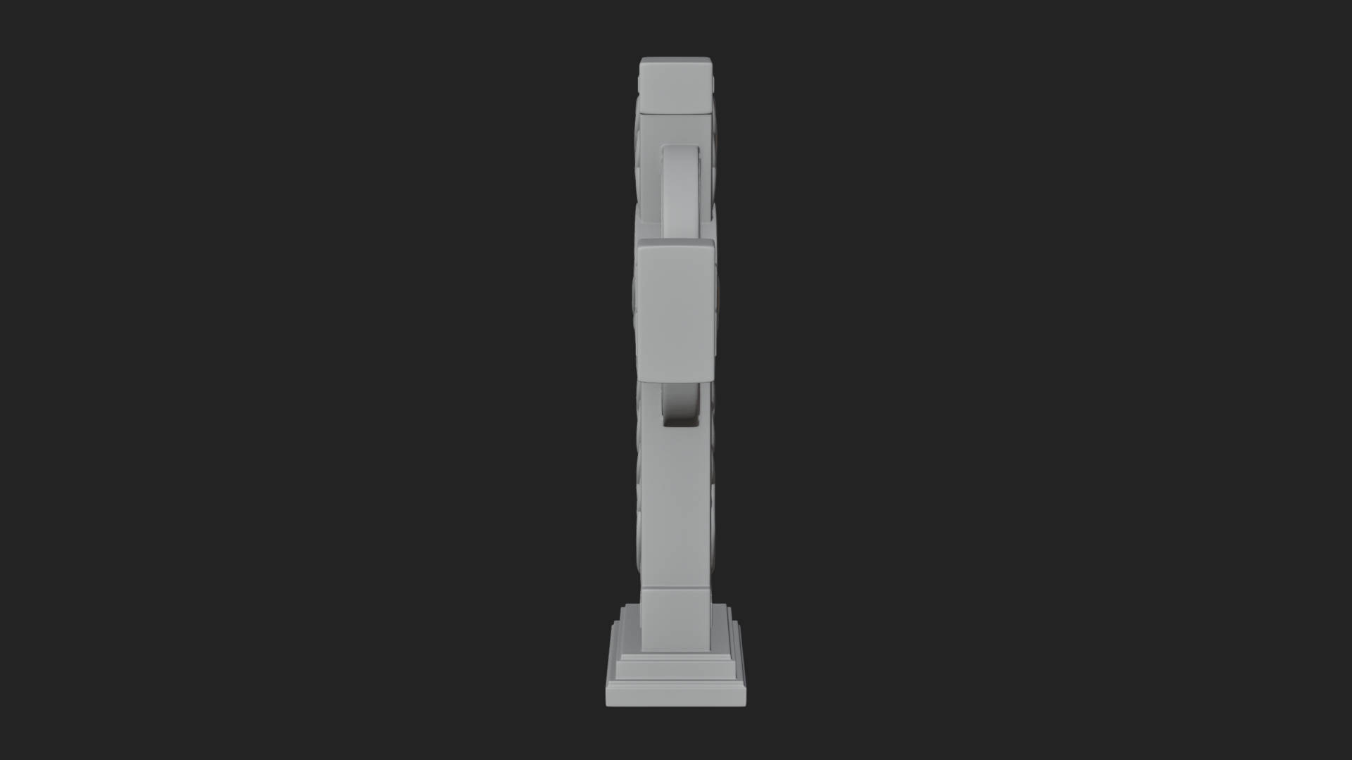 Carved Relief Wall Cross Design 130 3D Print Model 3D Model