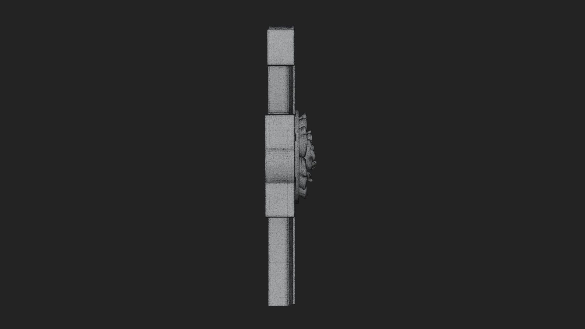 Carved Relief Wall Cross Design 131 3D Print Model 3D Model