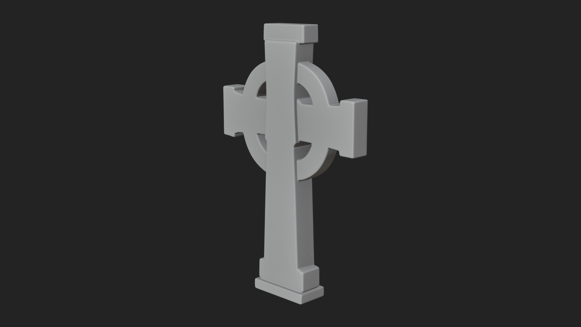 Carved Relief Wall Cross Design 132 3D Print Model 3D Model