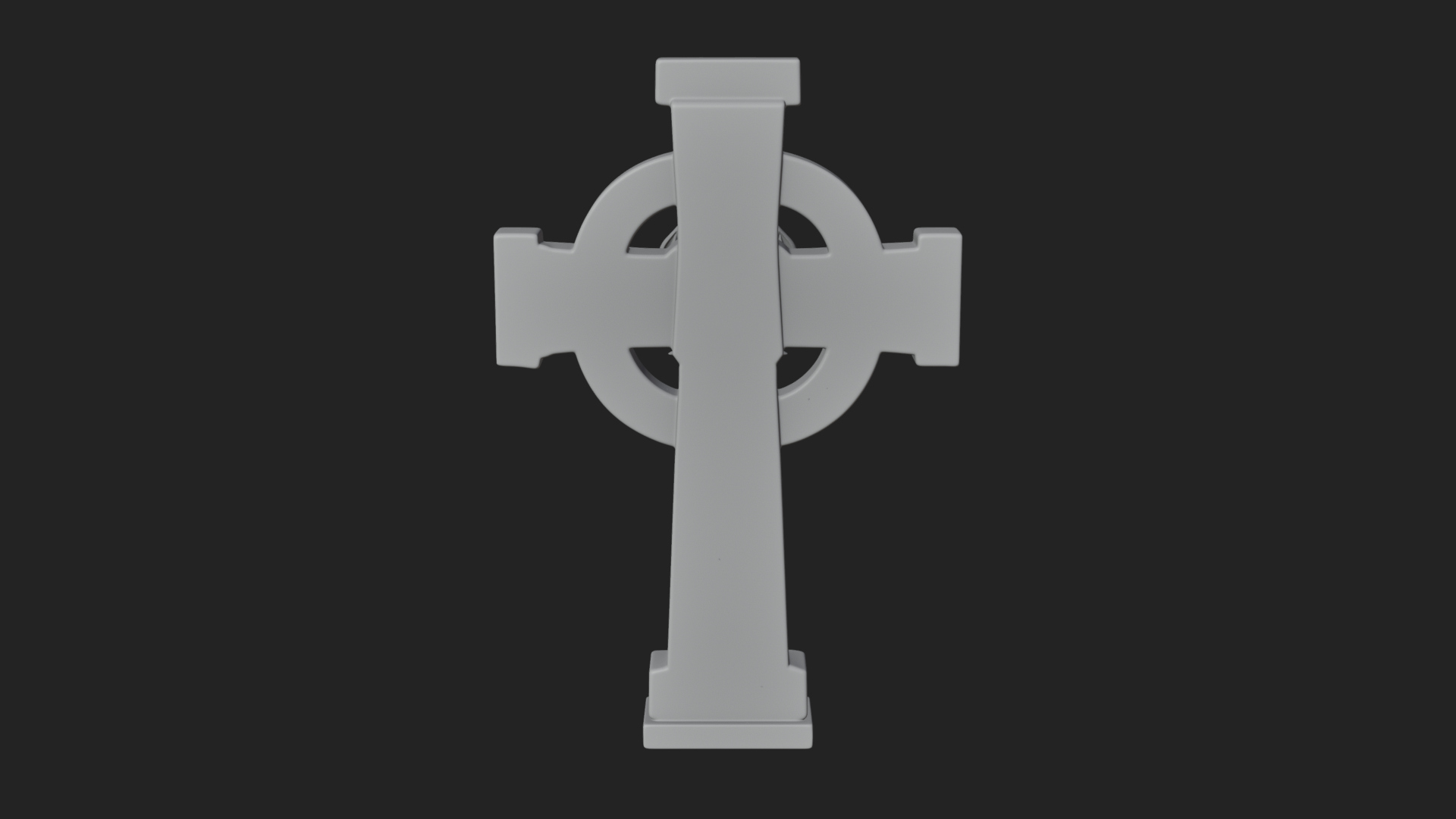 Carved Relief Wall Cross Design 132 3D Print Model 3D Model