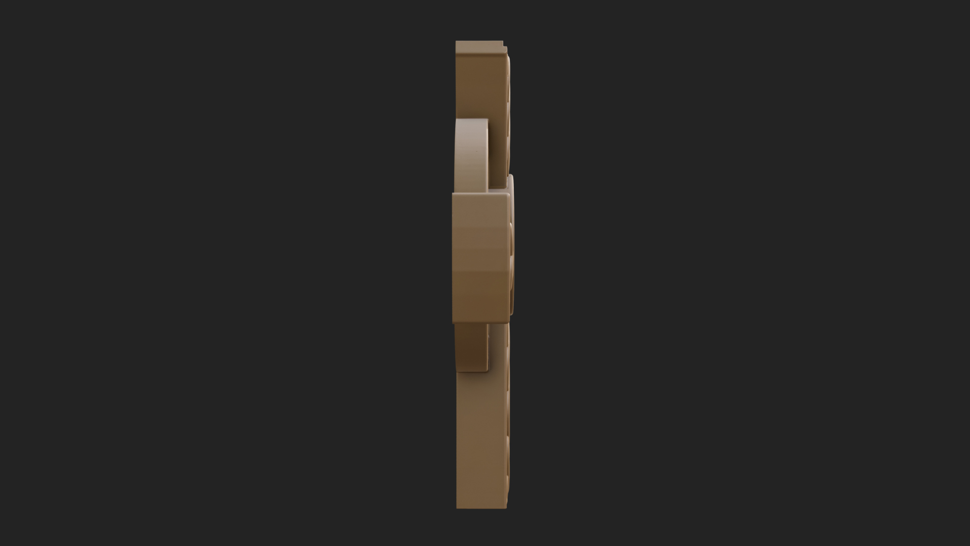 Carved Relief Wall Cross Design 134 3D Print Model 3D Model