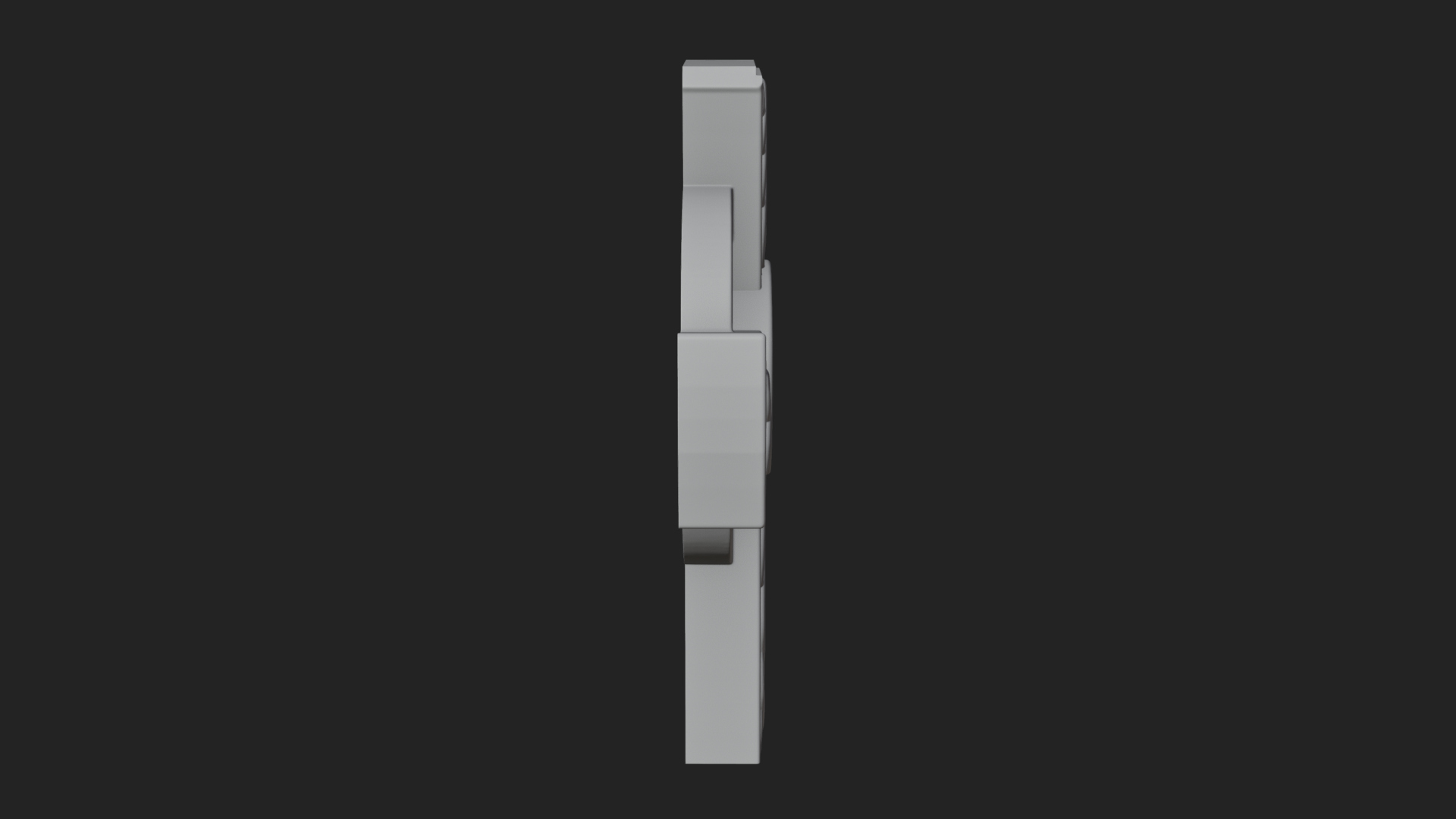 Carved Relief Wall Cross Design 134 3D Print Model 3D Model