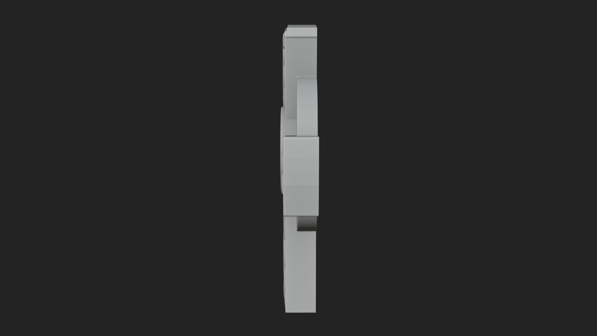 Carved Relief Wall Cross Design 134 3D Print Model 3D Model