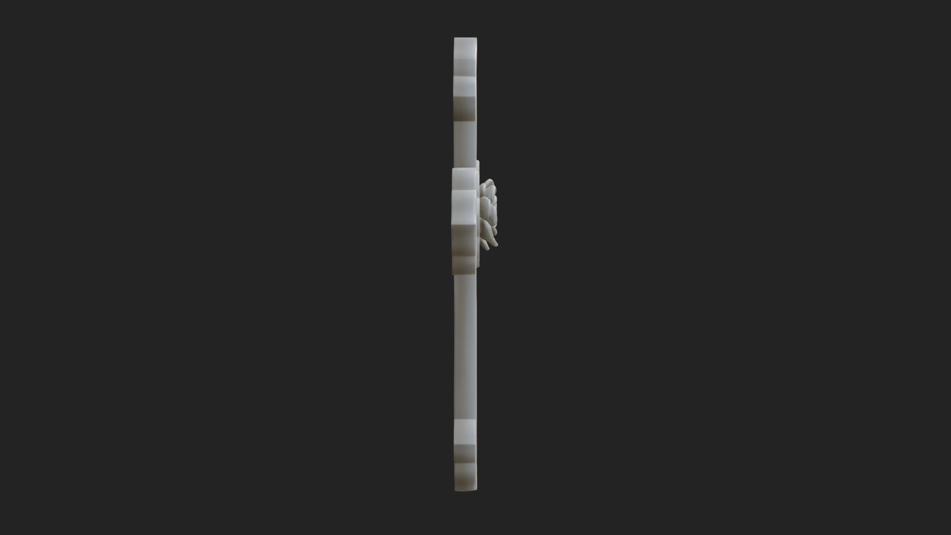 Carved Relief Wall Cross Design 135 3D Print Model 3D Model