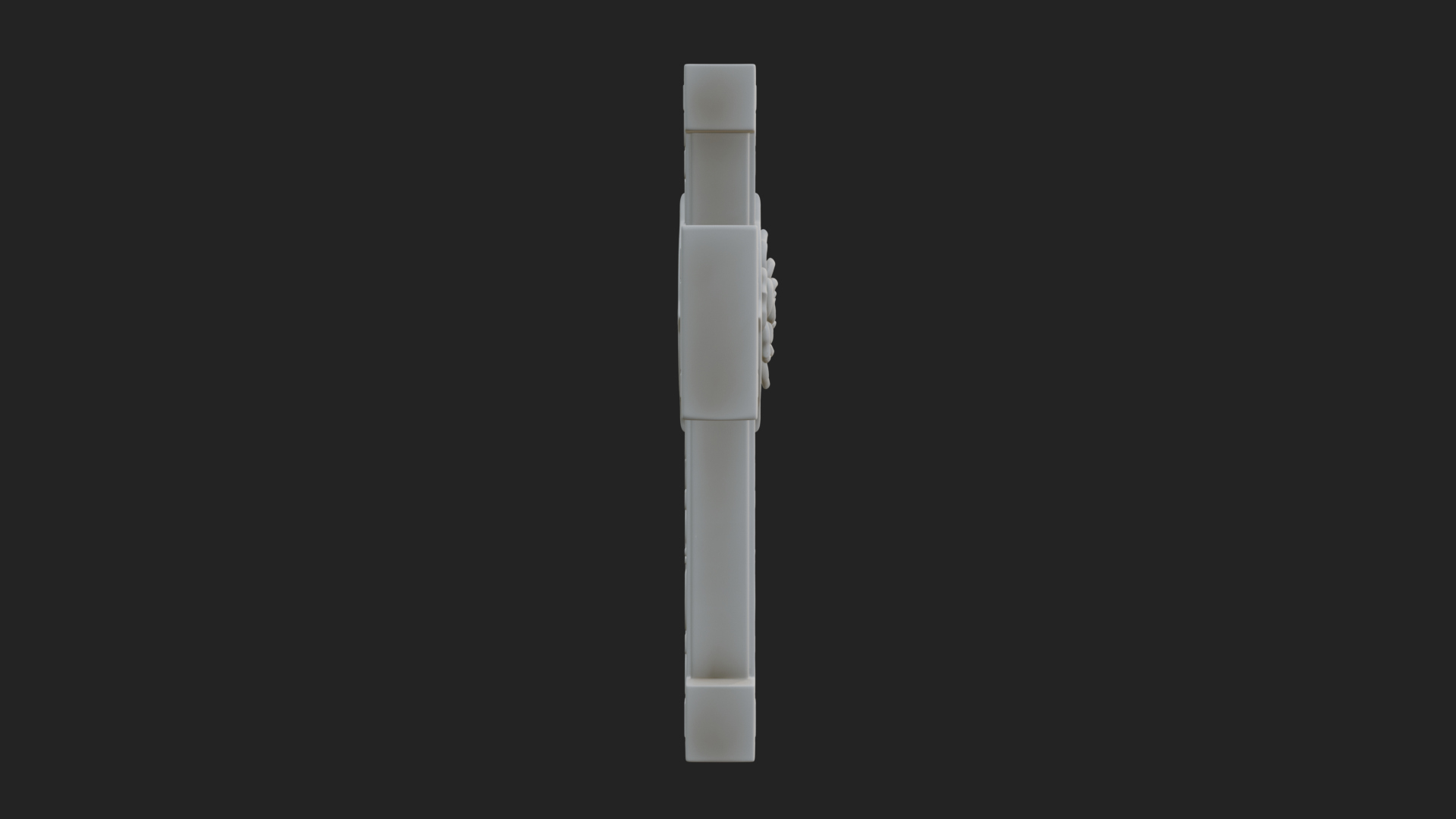 Carved Relief Wall Cross Design 136 3D Print Model 3D Model