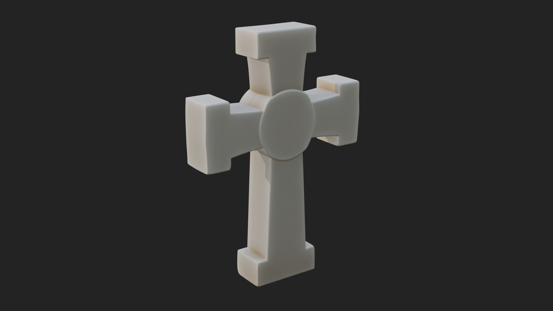 Carved Relief Wall Cross Design 139 3D Print Model 3D Model