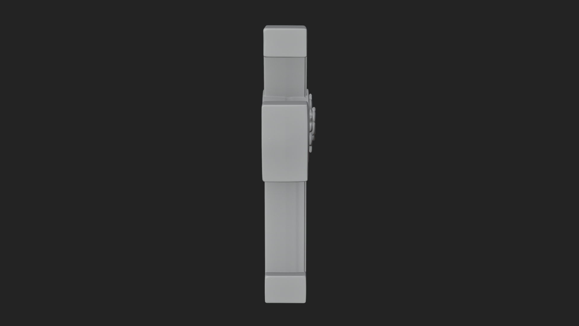 Carved Relief Wall Cross Design 139 3D Print Model 3D Model