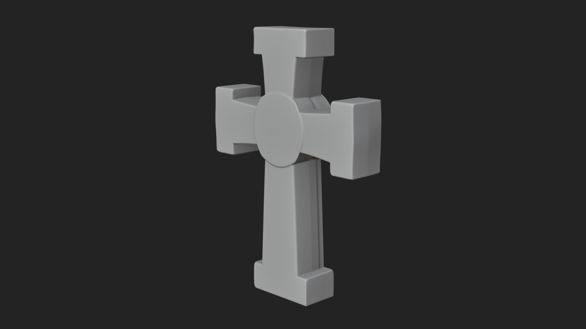 Carved Relief Wall Cross Design 139 3D Print Model 3D Model