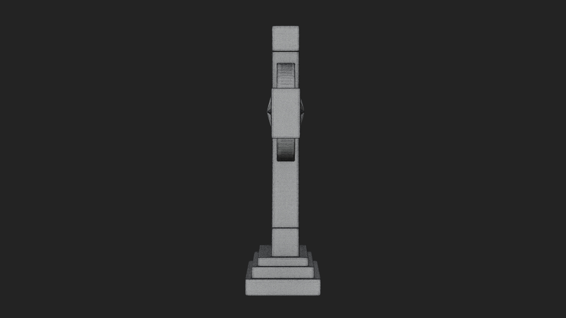Carved Relief Wall Cross Design 140 3D Print Model 3D Model