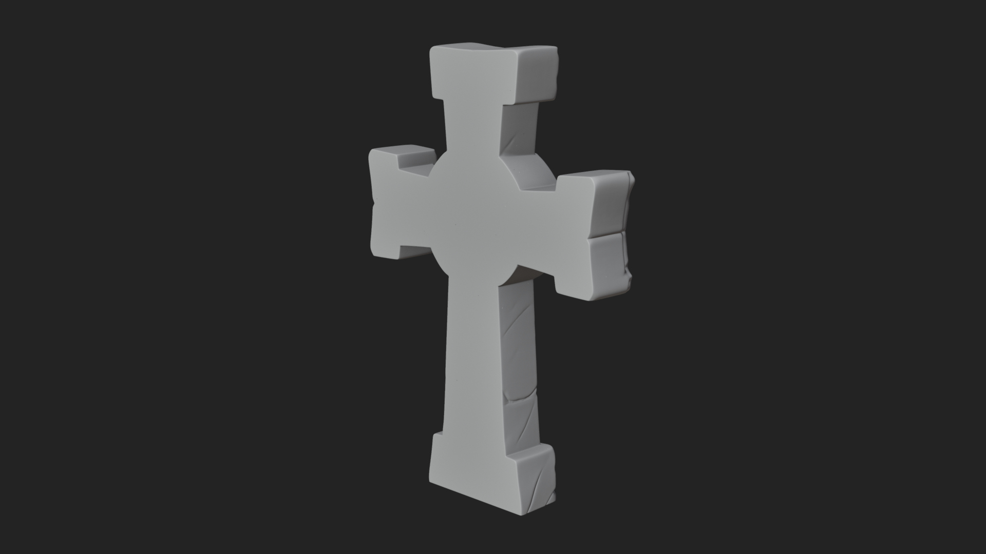 Carved Relief Wall Cross Design 141 3D Print Model 3D Model