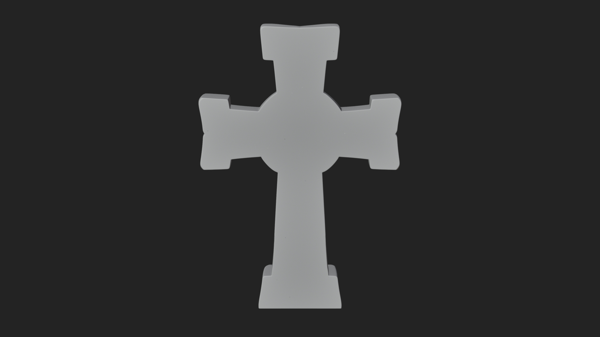 Carved Relief Wall Cross Design 141 3D Print Model 3D Model