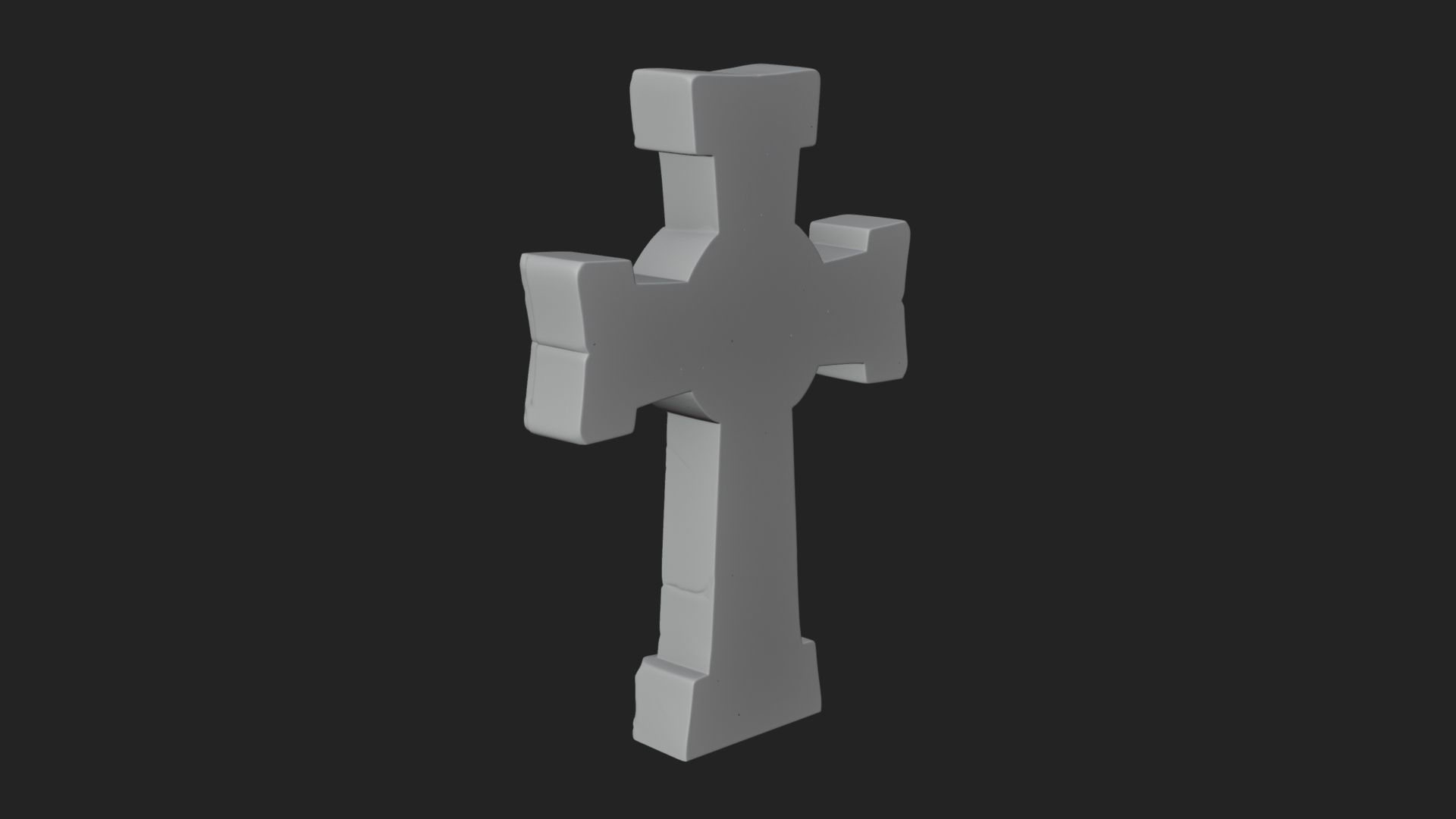 Carved Relief Wall Cross Design 141 3D Print Model 3D Model