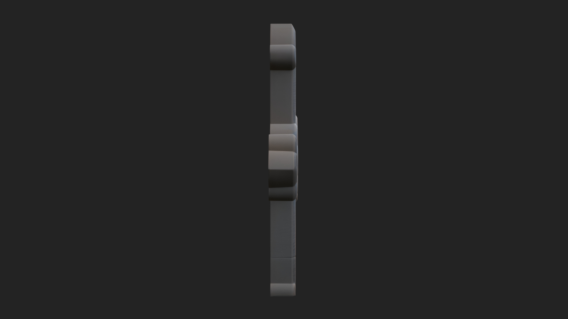 Carved Relief Wall Cross Design 142 3D Print Model 3D Model