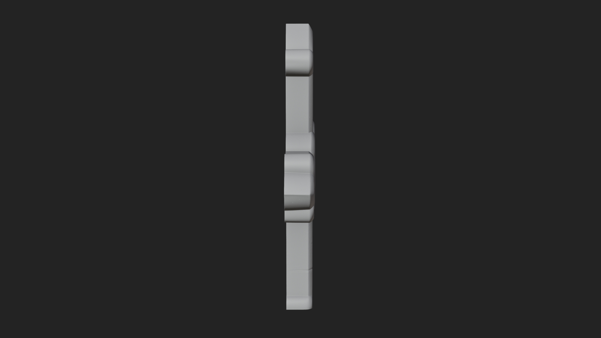 Carved Relief Wall Cross Design 142 3D Print Model 3D Model