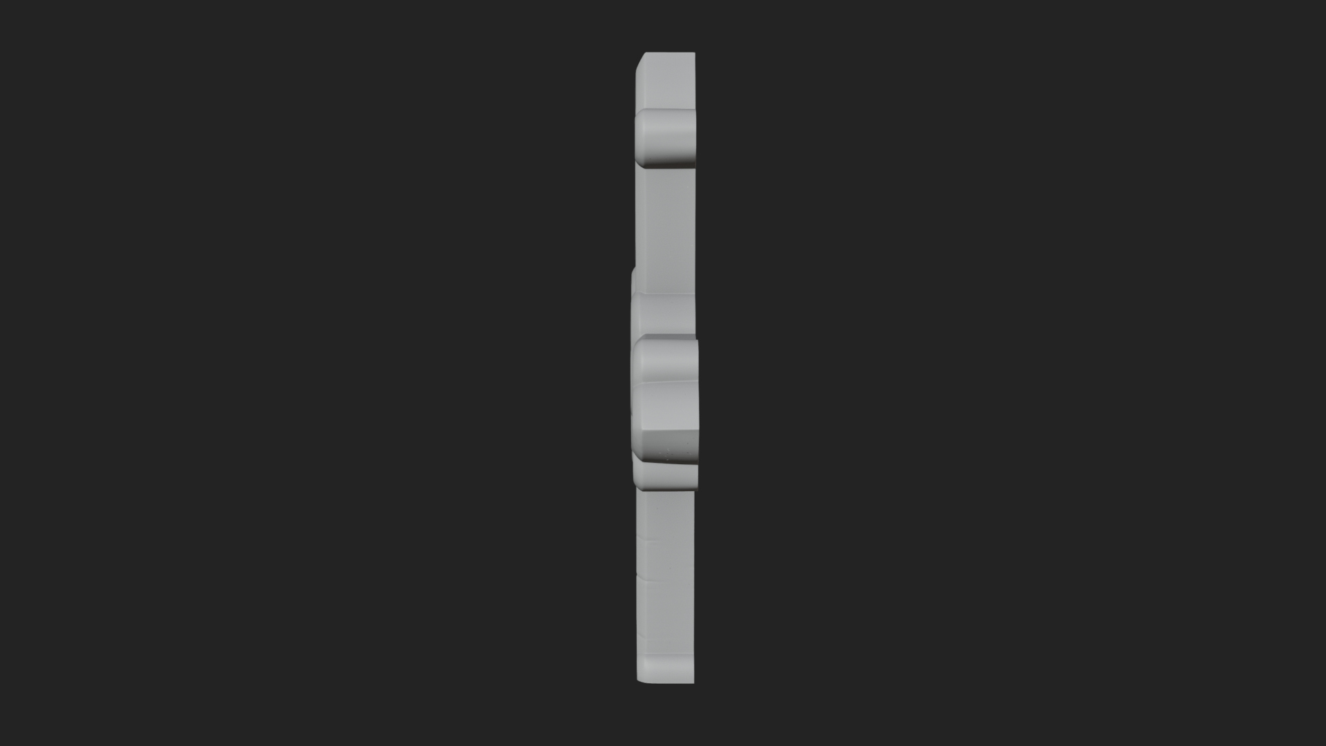 Carved Relief Wall Cross Design 142 3D Print Model 3D Model