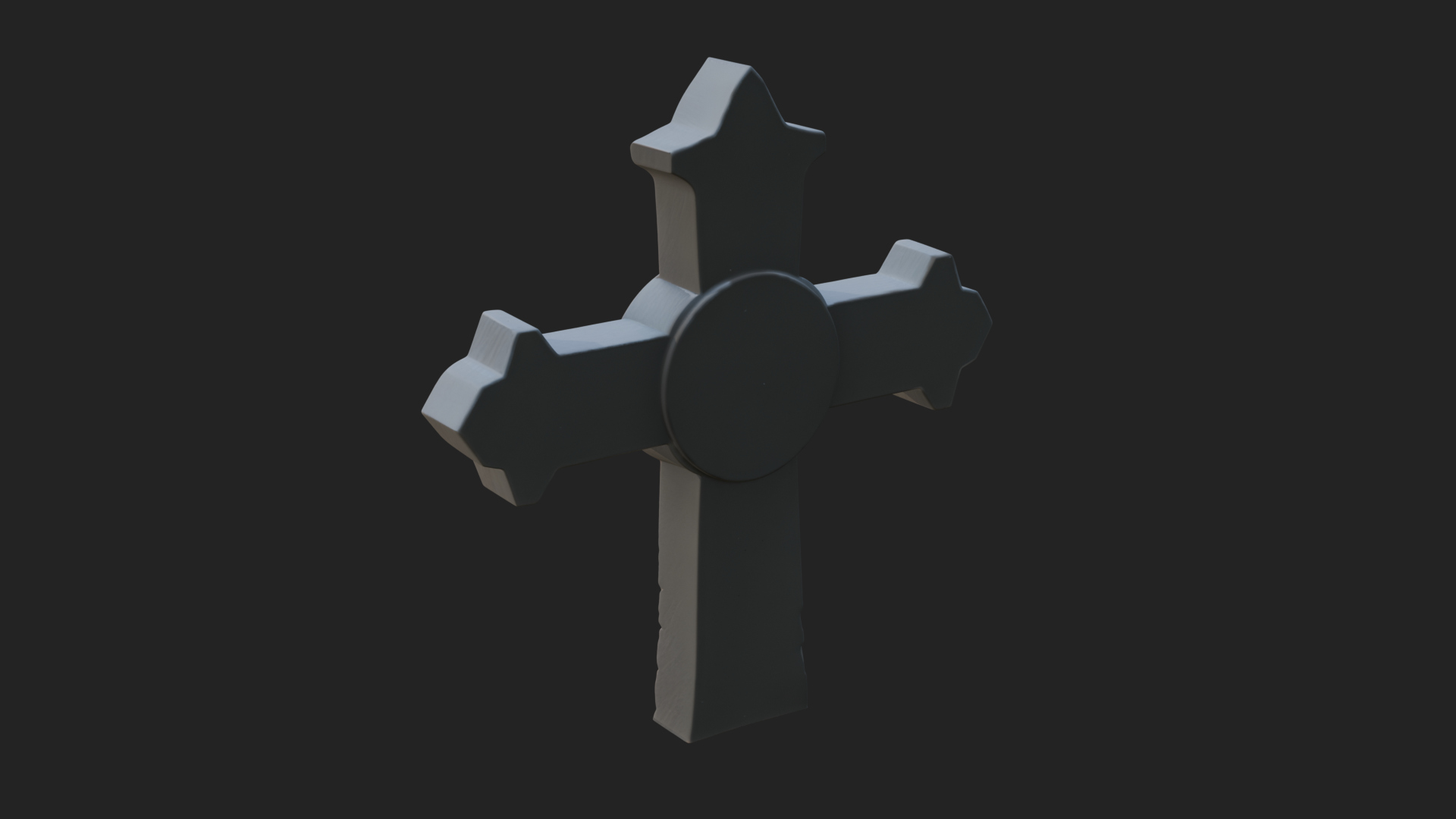 Carved Relief Wall Cross Design 143 3D Print Model 3D Model