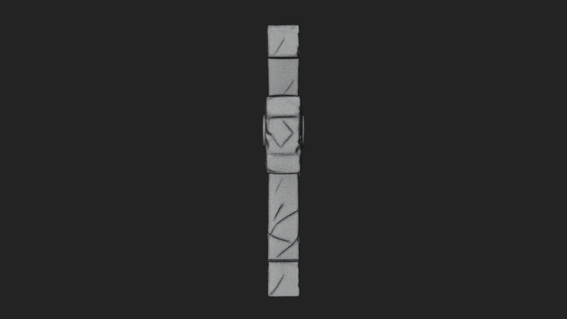 Carved Relief Wall Cross Design 144 3D Print Model 3D Model