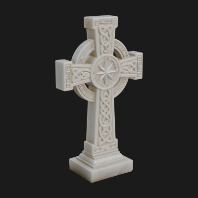 Carved Relief Wall Cross Design 146 3D Print Model