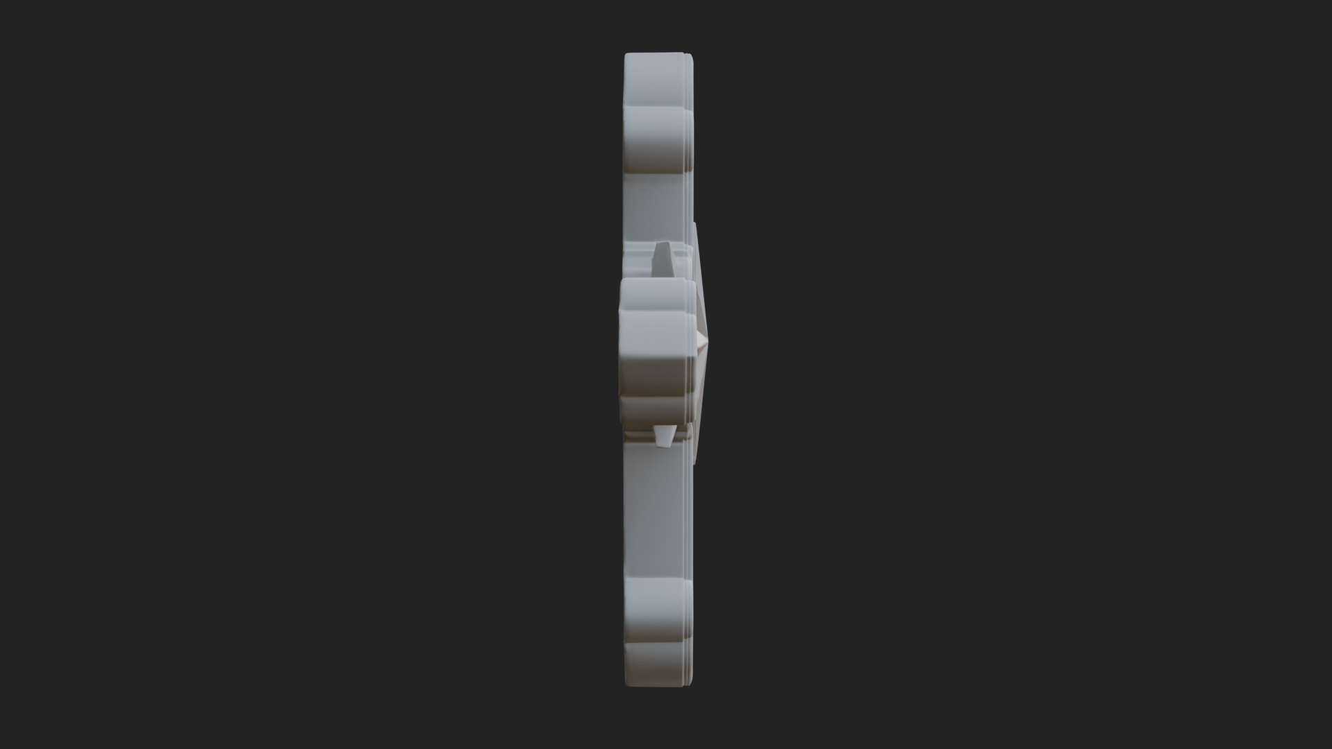 Carved Relief Wall Cross Design 147 3D Print Model 3D Model