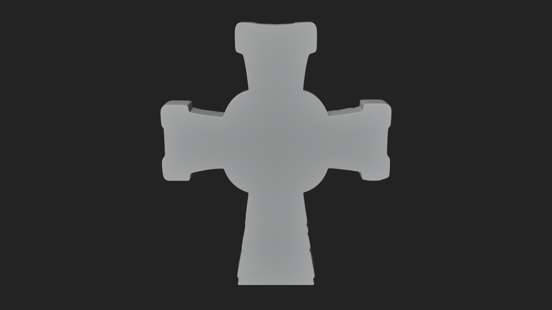 Carved Relief Wall Cross Design 148 3D Print Model 3D Model