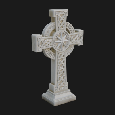 Carved Relief Wall Cross Design 149 3D Print Model