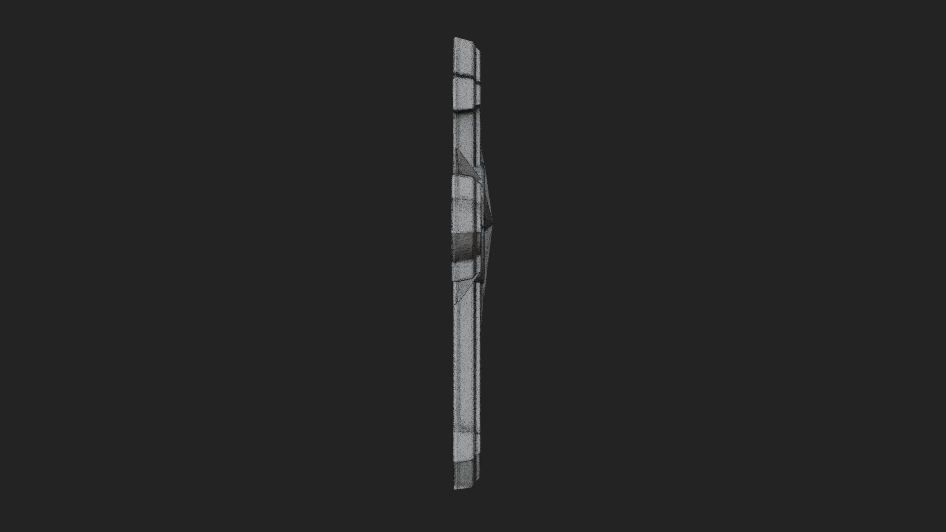 Carved Relief Wall Cross Design 150 3D Print Model 3D Model