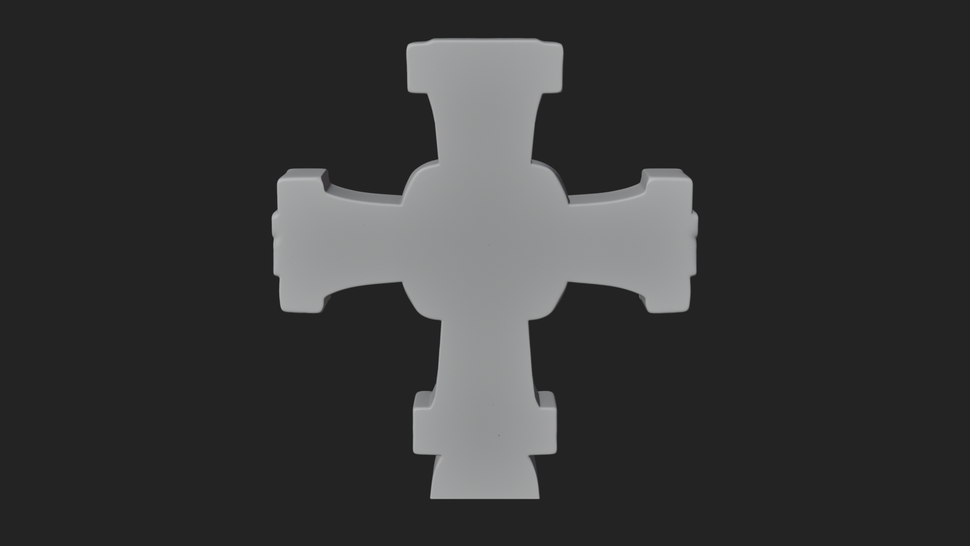 Carved Relief Wall Cross Design 151 3D Print Model 3D Model