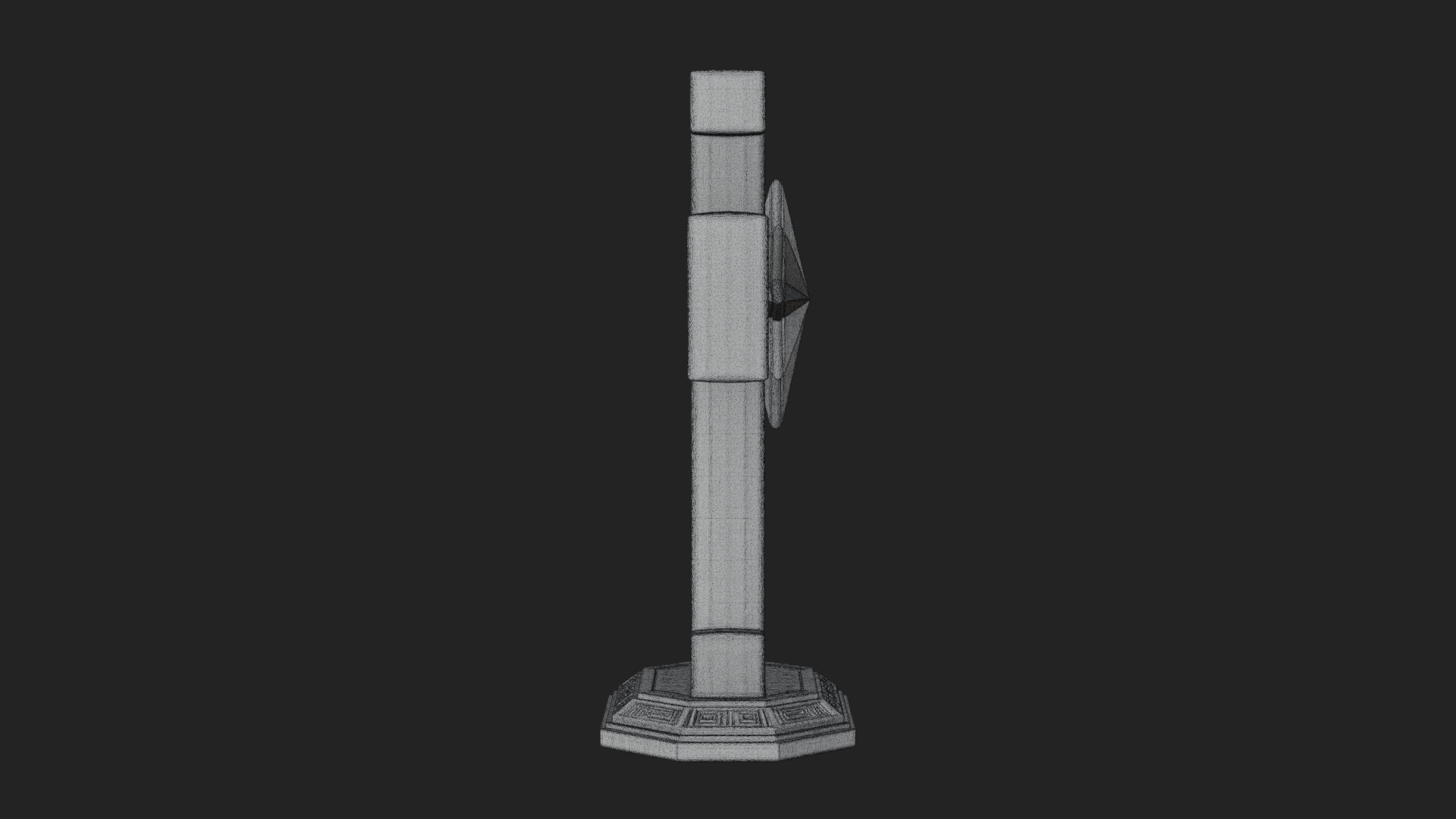 Carved Relief Wall Cross Design 152 3D Print Model 3D Model
