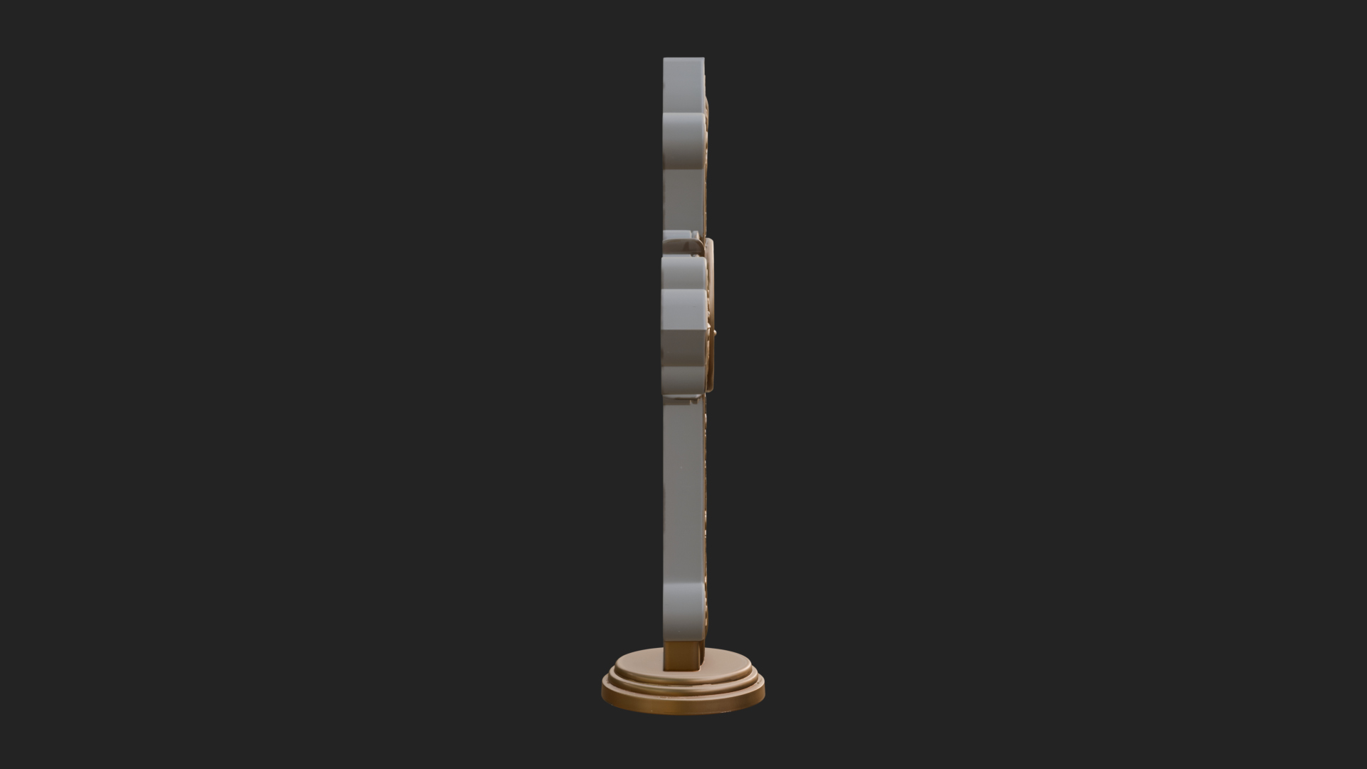 Carved Relief Wall Cross Design 156 3D Print Model 3D Model