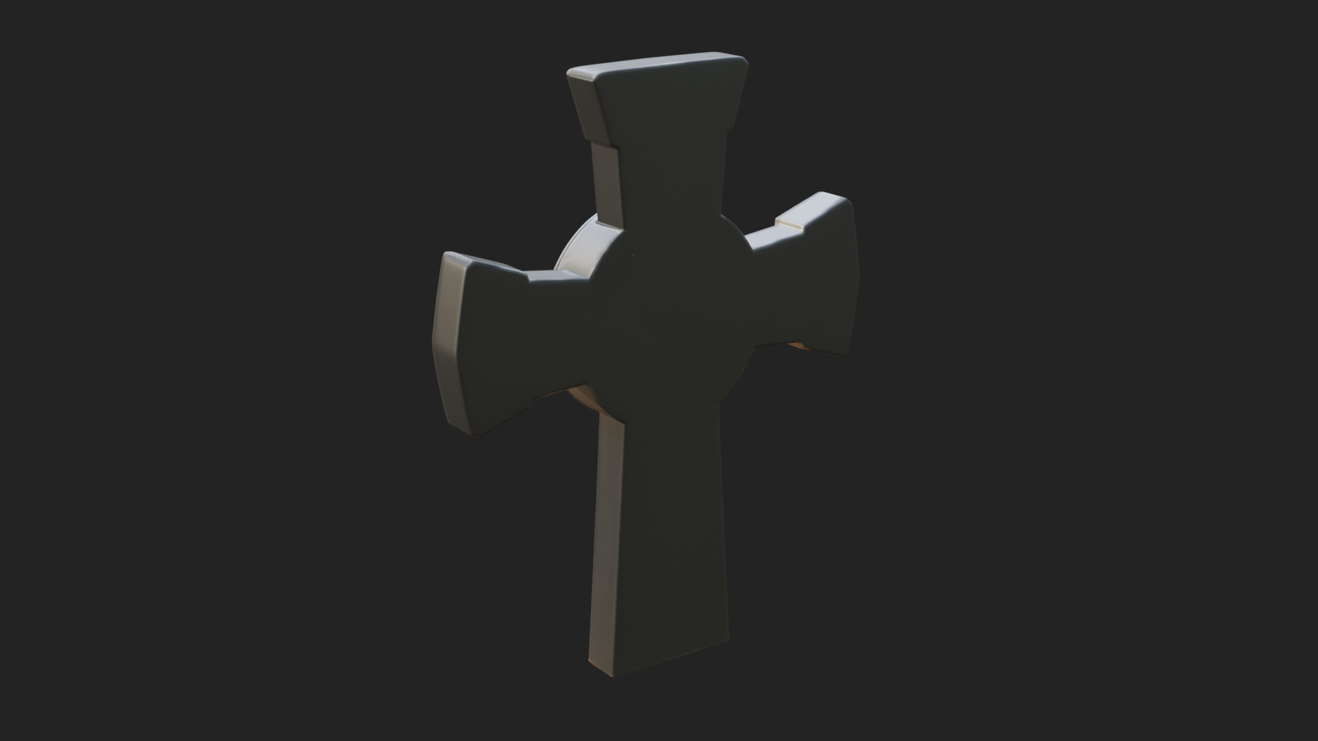 Carved Relief Wall Cross Design 157 3D Print Model 3D Model