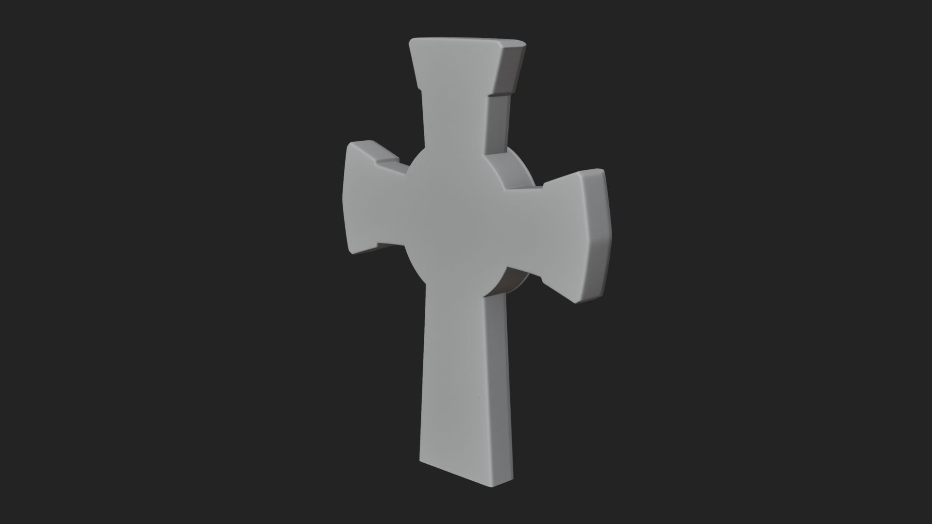 Carved Relief Wall Cross Design 157 3D Print Model 3D Model