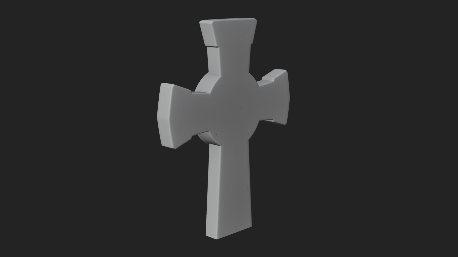 Carved Relief Wall Cross Design 157 3D Print Model 3D Model