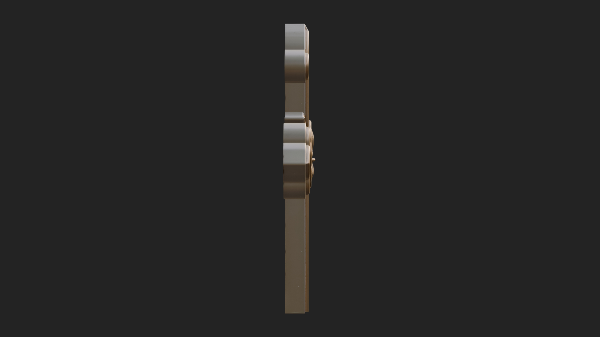Carved Relief Wall Cross Design 159 3D Print Model 3D Model